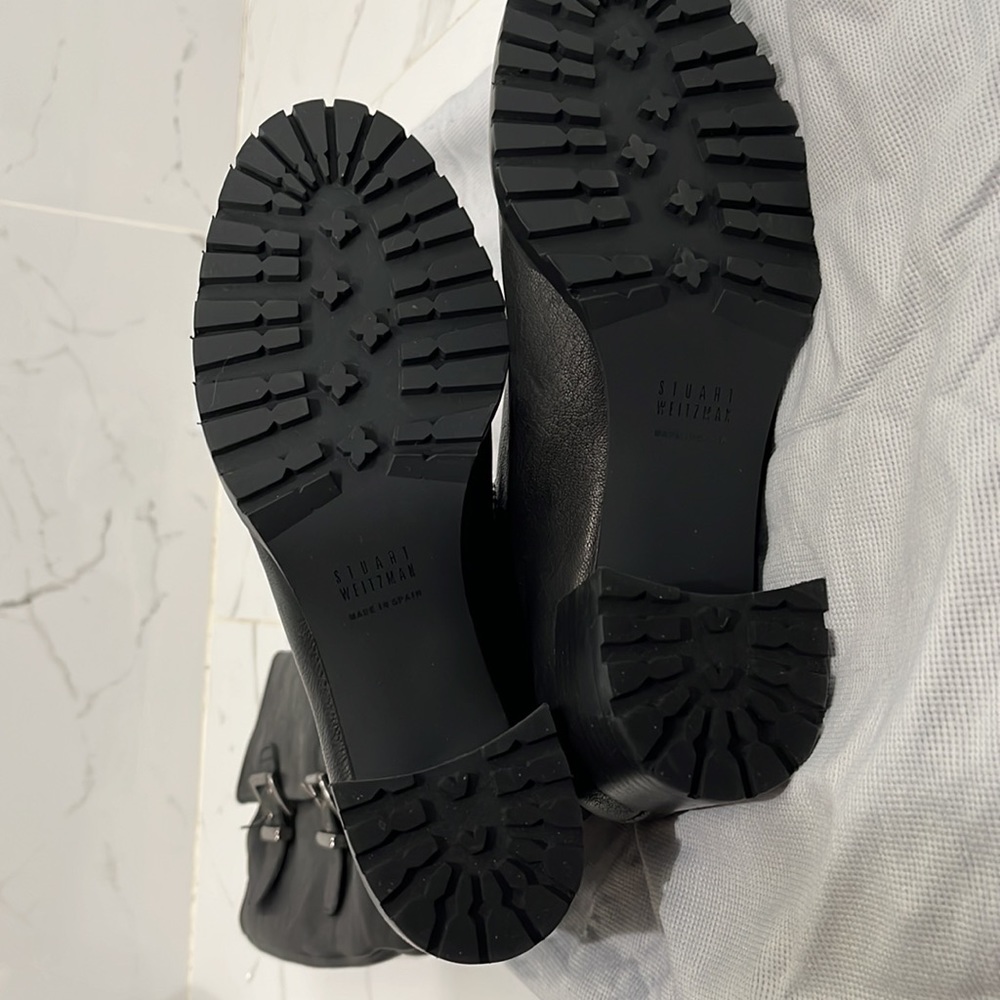 Black Stuart Weitzman Cinch Boot - image 4